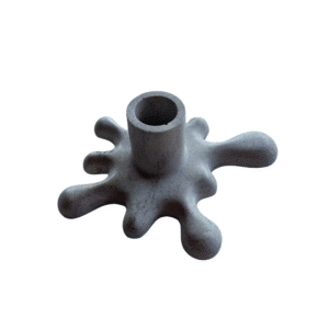 Kandelaar splash groot lichtgrijs