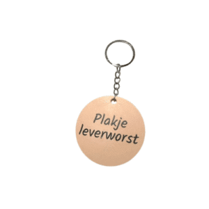 Sleutelhanger Plakje leverworst