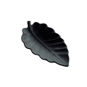 Schaal blad hoog donkergrijs