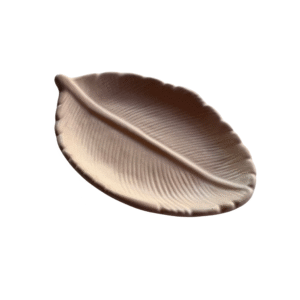 Schaal blad laag leverkleur