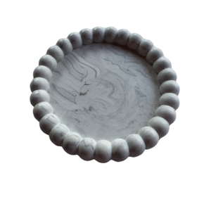 Schaal bubbel lichtgrijs gemêleerd