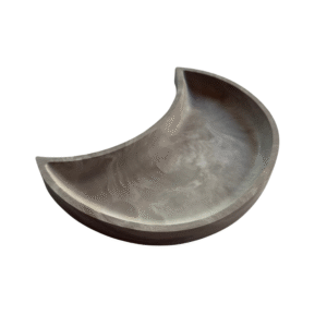 Schaal maan lichtgrijs zand