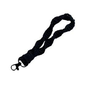 Polskoord macramé zwart