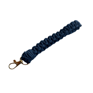 Polskoord macramé donkerblauw