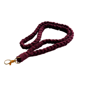 Nekkoord macramé bordeaux