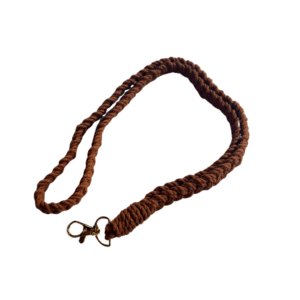 Nekkoord macramé koper