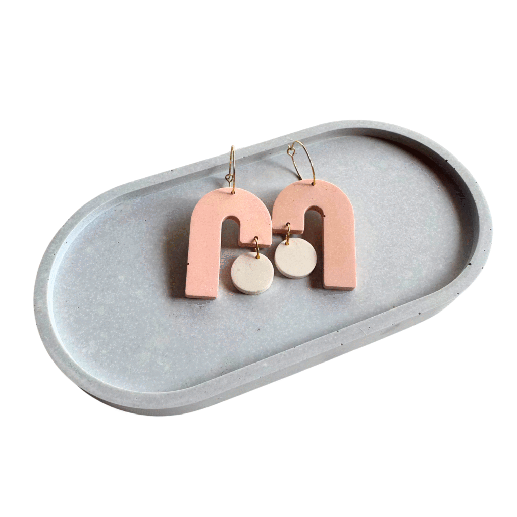 Oorbellen lever ecru