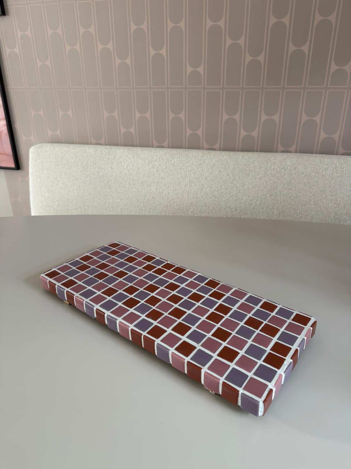 Borrelplank mozaïek Rose Lila Bordeaux - Afbeelding 3