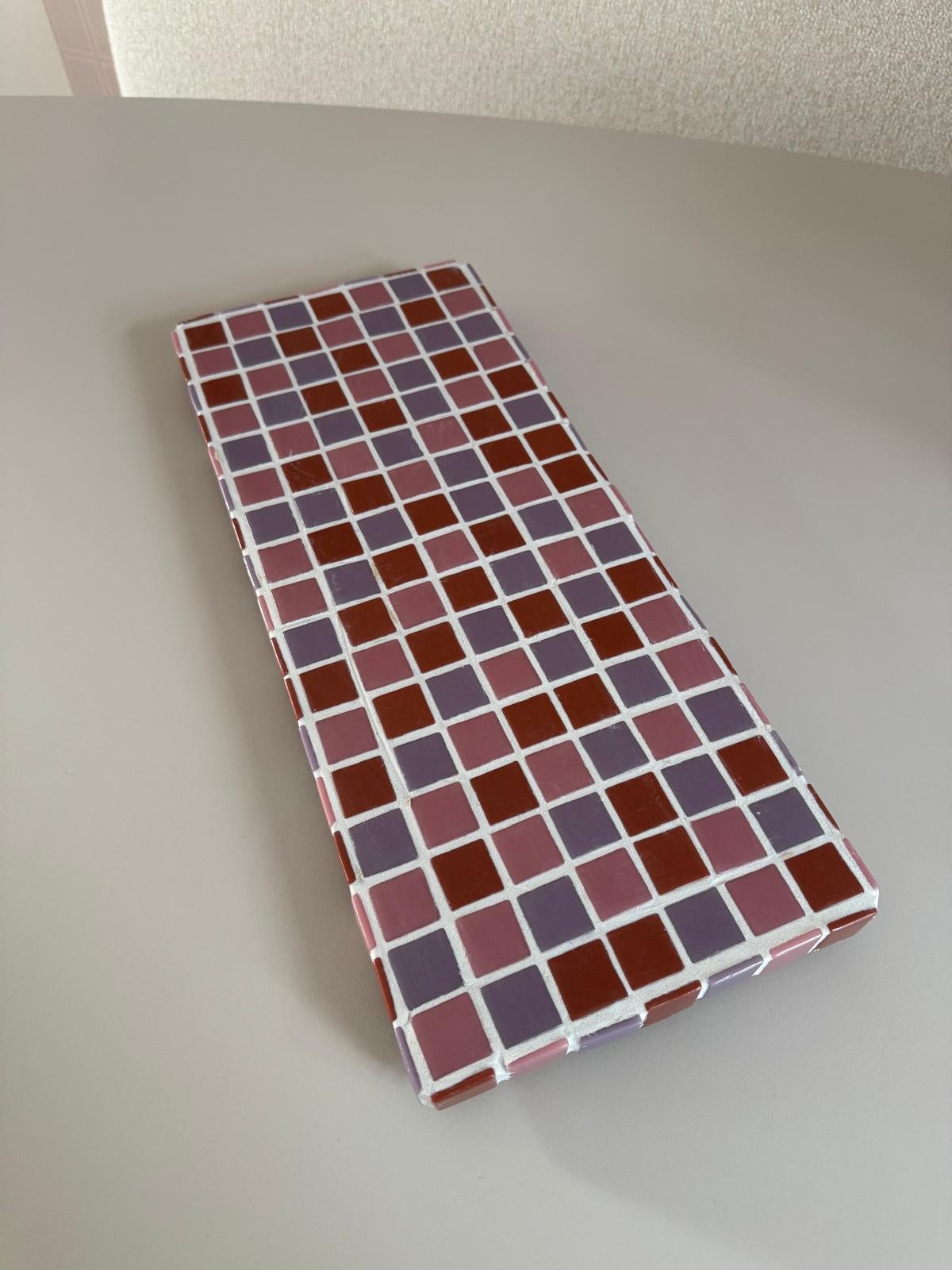 Borrelplank mozaïek Rose Lila Bordeaux - Afbeelding 2